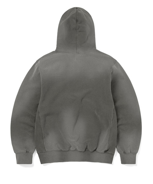 thisisneverthat(ディスイズネバーザット)の「Overdyed Embroidery Hoodie(パーカー・メンズ・チャコール/サンドグレー/パープル系その他・L/M/S/XL)」の9枚目の写真