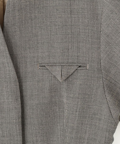 ETRE TOKYO（エトレトウキョウ）の「SANTEコンストラクティブジャケット（ノーカラージャケット・レディース・グレー/ネイビー・S/M）」の17枚目の写真