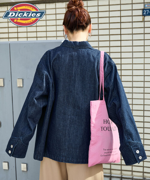 FREAK'S STORE（フリークスストア）の「限定展開 Dickies × FREAK'S STORE/ディッキーズ 別注 カバーオール（カバーオール・レディース・ブラック/チャコール/ベージュ/ネイビー・ﾌﾘ-）」の11枚目の写真