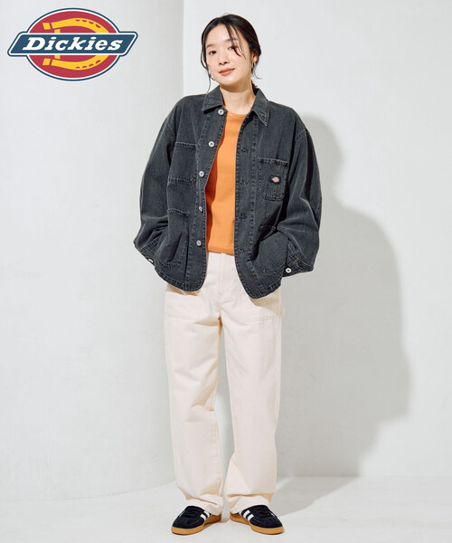 FREAK'S STORE（フリークスストア）の「限定展開 Dickies × FREAK'S STORE/ディッキーズ 別注 カバーオール（カバーオール・レディース・ブラック/チャコール/ベージュ/ネイビー・ﾌﾘ-）」の15枚目の写真