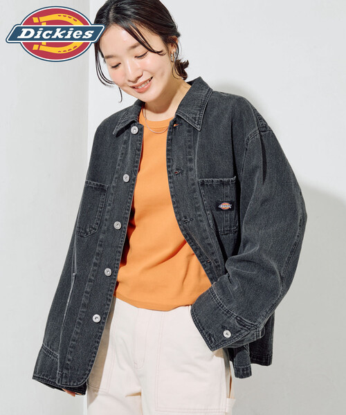 FREAK'S STORE（フリークスストア）の「限定展開 Dickies × FREAK'S STORE/ディッキーズ 別注 カバーオール（カバーオール・レディース・ブラック/チャコール/ベージュ/ネイビー・ﾌﾘ-）」の17枚目の写真