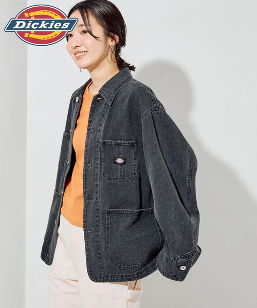 FREAK'S STORE（フリークスストア）の「限定展開 Dickies × FREAK'S STORE/ディッキーズ 別注 カバーオール（カバーオール・レディース・ブラック/チャコール/ベージュ/ネイビー・ﾌﾘ-）」の19枚目の写真