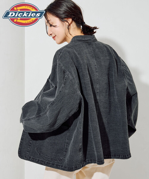 FREAK'S STORE（フリークスストア）の「限定展開 Dickies × FREAK'S STORE/ディッキーズ 別注 カバーオール（カバーオール・レディース・ブラック/チャコール/ベージュ/ネイビー・ﾌﾘ-）」の20枚目の写真