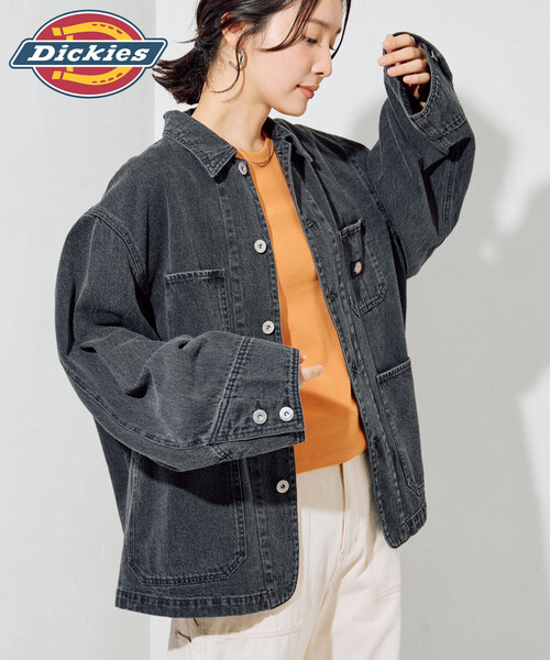 FREAK'S STORE（フリークスストア）の「限定展開 Dickies × FREAK'S STORE/ディッキーズ 別注 カバーオール（カバーオール・レディース・ブラック/チャコール/ベージュ/ネイビー・ﾌﾘ-）」の21枚目の写真