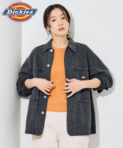 FREAK'S STORE（フリークスストア）の「限定展開 Dickies × FREAK'S STORE/ディッキーズ 別注 カバーオール（カバーオール・レディース・ブラック/チャコール/ベージュ/ネイビー・ﾌﾘ-）」の22枚目の写真