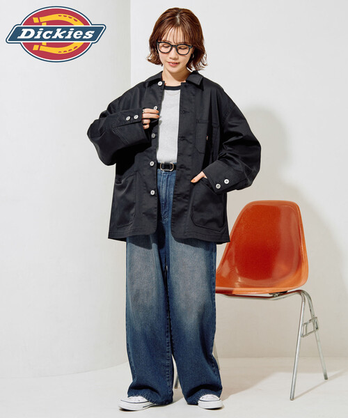 【年明け大放出セール！】Dickies カバーオール DURON 企業ロゴ Dickies（ディッキーズ） カバーオール 「Dickies/ディッキーズ」衿