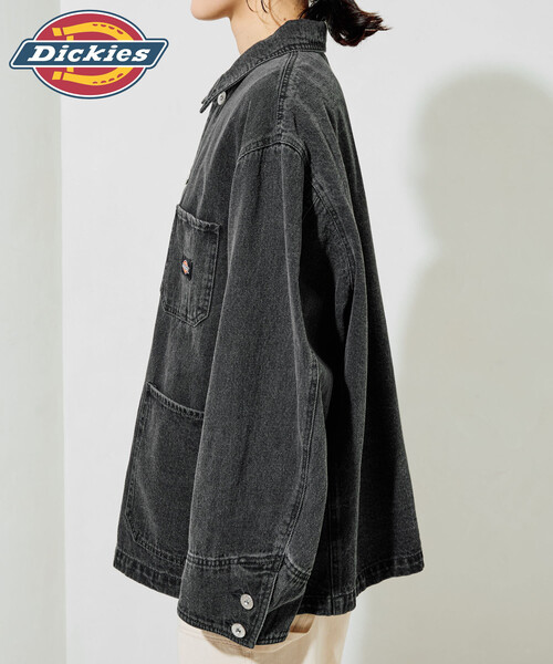 FREAK'S STORE(フリークスストア)の「限定展開 Dickies × FREAK'S STORE/ディッキーズ 別注 カバーオール(カバーオール・レディース・ブラック/チャコール/ベージュ/ネイビー・フリ-)」の9枚目の写真
