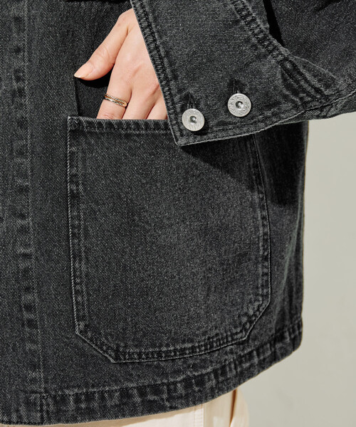 FREAK'S STORE(フリークスストア)の「限定展開 Dickies × FREAK'S STORE/ディッキーズ 別注 カバーオール(カバーオール・レディース・ブラック/チャコール/ベージュ/ネイビー・フリ-)」の14枚目の写真