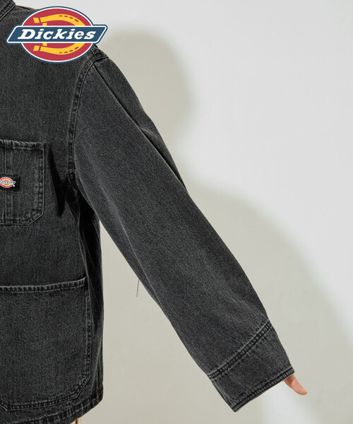 FREAK'S STORE(フリークスストア)の「限定展開 Dickies × FREAK'S STORE/ディッキーズ 別注 カバーオール(カバーオール・レディース・ブラック/チャコール/ベージュ/ネイビー・フリ-)」の15枚目の写真
