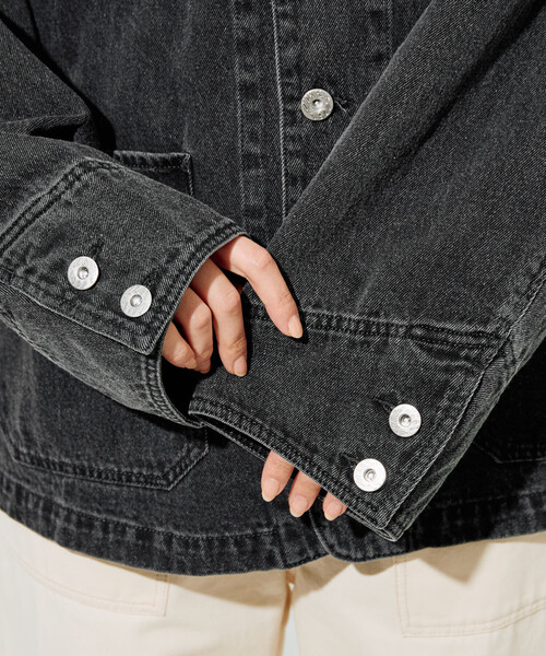 FREAK'S STORE(フリークスストア)の「限定展開 Dickies × FREAK'S STORE/ディッキーズ 別注 カバーオール(カバーオール・レディース・ブラック/チャコール/ベージュ/ネイビー・フリ-)」の16枚目の写真