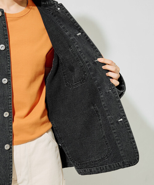 FREAK'S STORE(フリークスストア)の「限定展開 Dickies × FREAK'S STORE/ディッキーズ 別注 カバーオール(カバーオール・レディース・ブラック/チャコール/ベージュ/ネイビー・フリ-)」の18枚目の写真