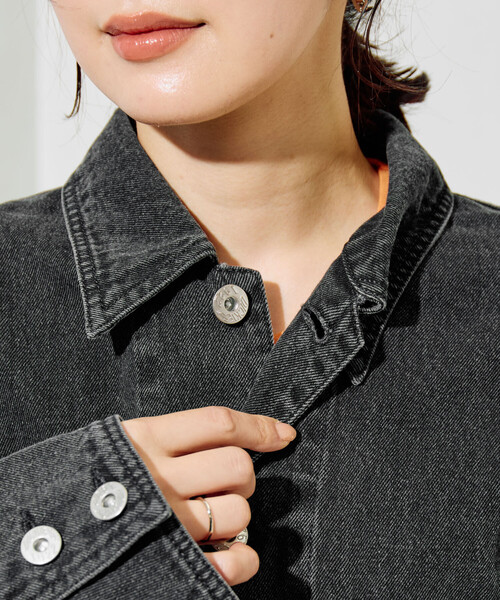 FREAK'S STORE(フリークスストア)の「限定展開 Dickies × FREAK'S STORE/ディッキーズ 別注 カバーオール(カバーオール・レディース・ブラック/チャコール/ベージュ/ネイビー・フリ-)」の19枚目の写真