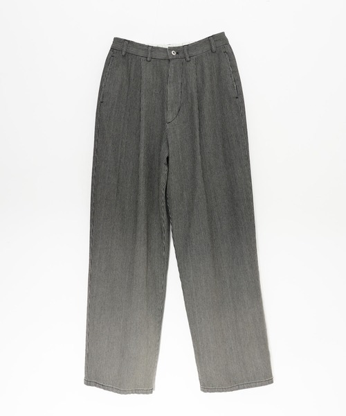 Nora Lily elle(ノラリリーエル)の「【Nora Lily】「elle」Bleached Hickory Gradation Pants(その他パンツ・レディース・ブルー/ブラック・FREE)」の16枚目の写真