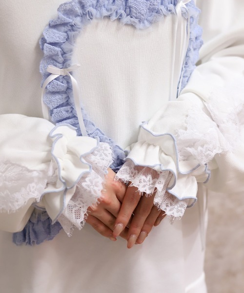 axes femme（アクシーズファム）の「フリルハートロングトレーナー（Tシャツ/カットソー・レディース・ホワイト/グレー/ミント・FREE）」の21枚目の写真