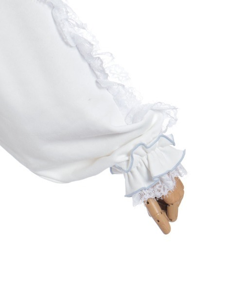 axes femme（アクシーズファム）の「フリルハートロングトレーナー（Tシャツ/カットソー・レディース・ホワイト/グレー/ミント・FREE）」の6枚目の写真