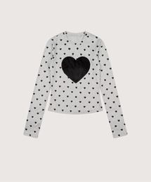 Cheerful Heart Motif T Shirt