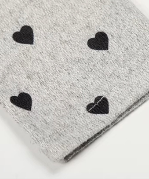 LA POMME petit(ラポミ・プチ)の「Cheerful Heart Motif T Shirt(Tシャツ/カットソー・レディース・グレー・FREE)」の3枚目の写真