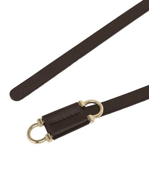 Green Parks(グリーンパークス)の「スライドバックルベルト(ベルト・レディース・ブラック/ブラウン・FREE)」の5枚目の写真