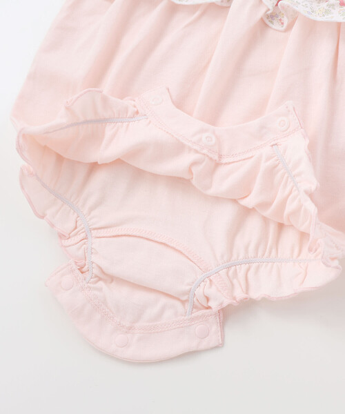 SLAP SLIP BABY（スラップスリップベビー）の「【ボックス付き】メロウ花柄＆恐竜ロンパース＋スタイセットベビー(70~80cm)（その他ベビーウェア・キッズ・ピンク/ブルー・80ｃｍ/70cm）」の11枚目の写真