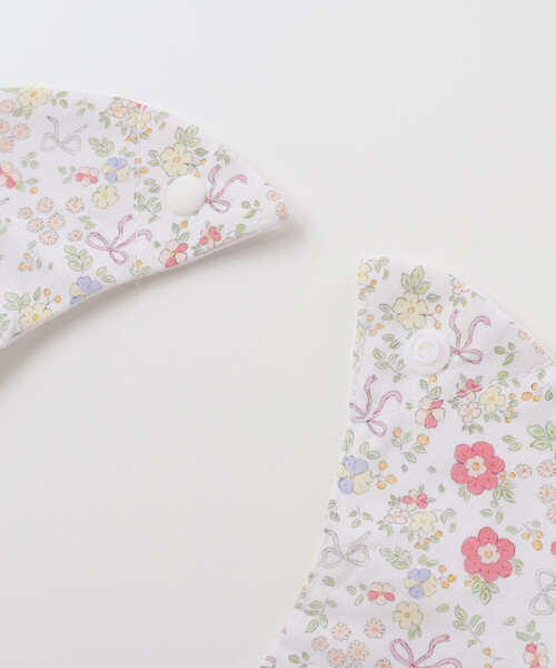 SLAP SLIP BABY（スラップスリップベビー）の「【ボックス付き】メロウ花柄＆恐竜ロンパース＋スタイセットベビー(70~80cm)（その他ベビーウェア・キッズ・ピンク/ブルー・80ｃｍ/70cm）」の12枚目の写真