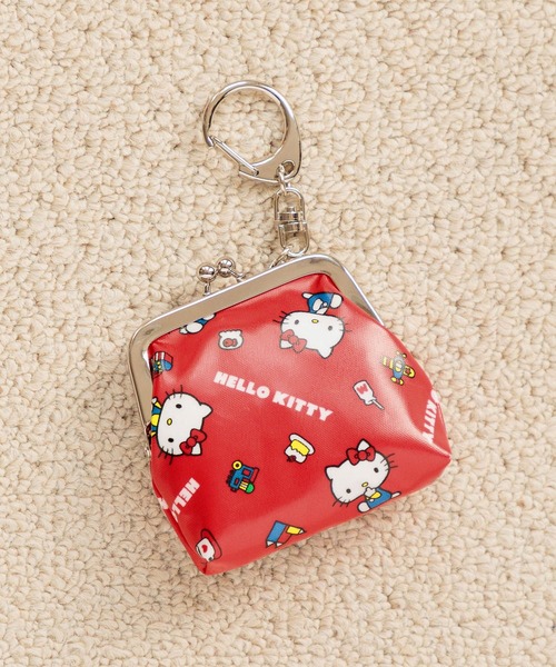 Me%（ミィパーセント）の「【HELLO KITTY】がまぐちキーチャーム　637094（コインケース・レディース・レッド/ブルー/アイボリー/ブラック・FREE）」の4枚目の写真