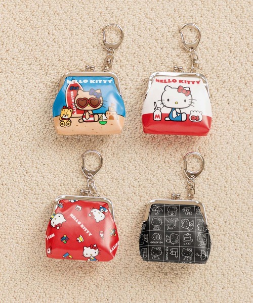 Me%（ミィパーセント）の「【HELLO KITTY】がまぐちキーチャーム　637094（コインケース・レディース・レッド/ブルー/アイボリー/ブラック・FREE）」の6枚目の写真