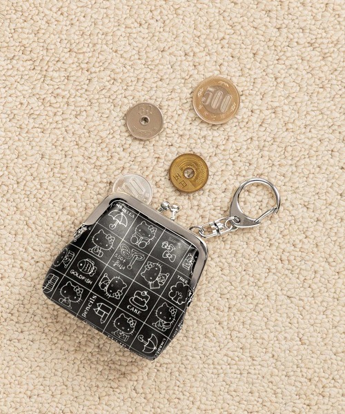 Me%（ミィパーセント）の「【HELLO KITTY】がまぐちキーチャーム　637094（コインケース・レディース・レッド/ブルー/アイボリー/ブラック・FREE）」の7枚目の写真