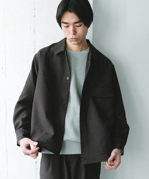 URBAN RESEARCH DOORS（アーバンリサーチドアーズ）の「『吸水速乾』セオアルファトラッカージャケット（その他アウター・メンズ・ブラウン/ネイビー・MEDIUM/LARGE）」の6枚目の写真