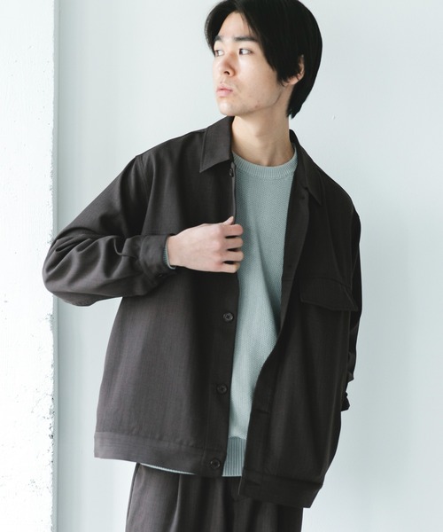 URBAN RESEARCH DOORS（アーバンリサーチドアーズ）の「『吸水速乾』セオアルファトラッカージャケット（その他アウター・メンズ・ブラウン/ネイビー・MEDIUM/LARGE）」の4枚目の写真