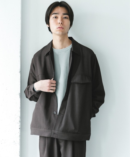 URBAN RESEARCH DOORS（アーバンリサーチドアーズ）の「『吸水速乾』セオアルファトラッカージャケット（その他アウター・メンズ・ブラウン/ネイビー・MEDIUM/LARGE）」の5枚目の写真