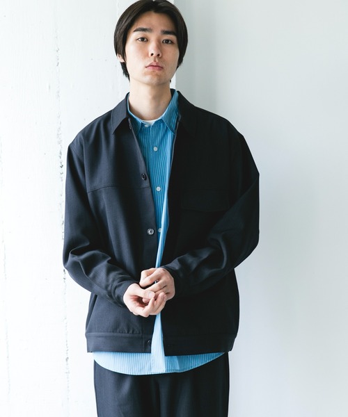 URBAN RESEARCH DOORS（アーバンリサーチドアーズ）の「『吸水速乾』セオアルファトラッカージャケット（その他アウター・メンズ・ブラウン/ネイビー・MEDIUM/LARGE）」の10枚目の写真