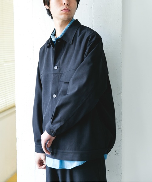 URBAN RESEARCH DOORS（アーバンリサーチドアーズ）の「『吸水速乾』セオアルファトラッカージャケット（その他アウター・メンズ・ブラウン/ネイビー・MEDIUM/LARGE）」の13枚目の写真