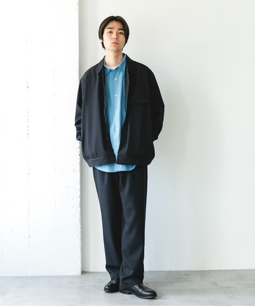 URBAN RESEARCH DOORS（アーバンリサーチドアーズ）の「『吸水速乾』セオアルファトラッカージャケット（その他アウター・メンズ・ブラウン/ネイビー・MEDIUM/LARGE）」の15枚目の写真