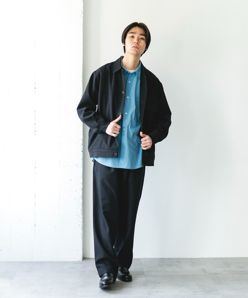 URBAN RESEARCH DOORS（アーバンリサーチドアーズ）の「『吸水速乾』セオアルファトラッカージャケット（その他アウター・メンズ・ブラウン/ネイビー・MEDIUM/LARGE）」の16枚目の写真