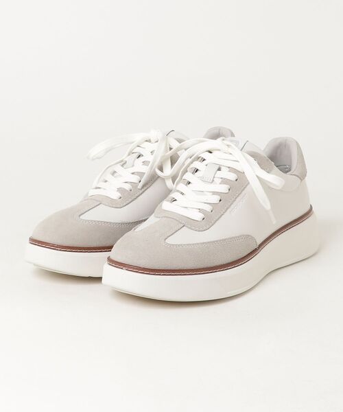 ROCKPORT(ロックポート)の「【MEN】クインシー アーバン ティートゥ(スニーカー・メンズ・ホワイト×グレー・25.0cm/25.5cm/26.0cm/26.5cm/27.0cm/27.5cm/28.0cm)」の1枚目の写真