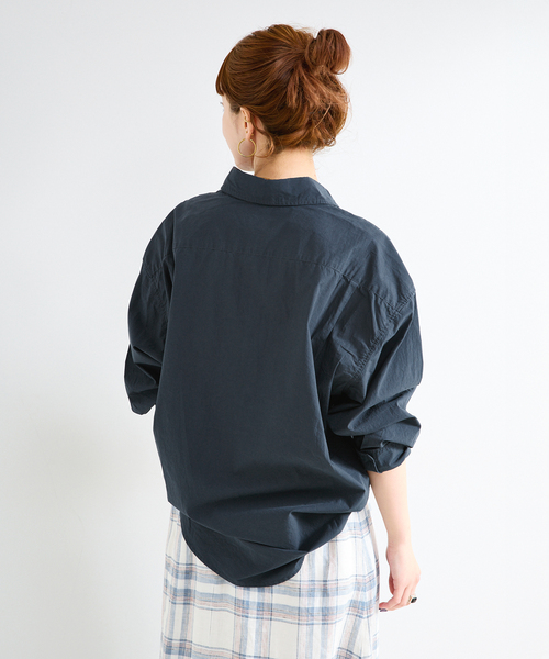 B.C STOCK(ベーセーストック)の「【WEB+一部店舗限定】ウォッシャブル / バイオウォッシュ2WAYシャツ(シャツ/ブラウス・レディース・カーキ/ネイビー/ベージュ・FREE)」の17枚目の写真