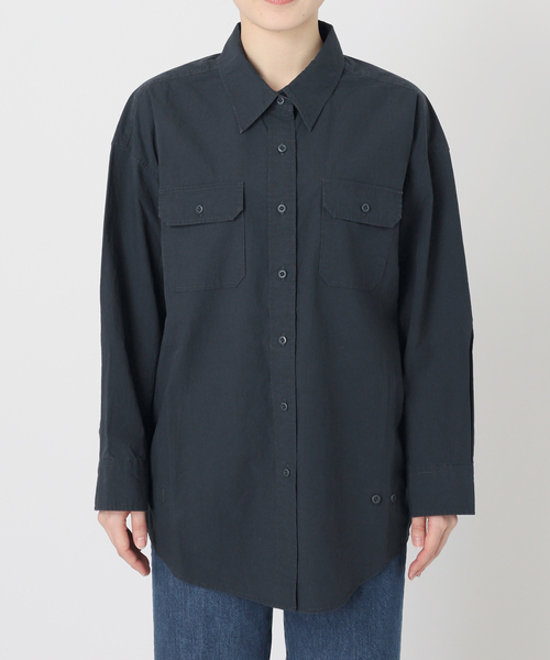 B.C STOCK(ベーセーストック)の「【WEB+一部店舗限定】ウォッシャブル / バイオウォッシュ2WAYシャツ(シャツ/ブラウス・レディース・カーキ/ネイビー/ベージュ・FREE)」の18枚目の写真