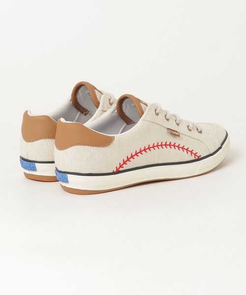 Keds(ケッズ)の「Keds ケッズ センター スリー ペナント ウーブン ナチュラルホワイト(スニーカー・レディース・オフホワイト・24.0cm/24.5cm/25.0cm/22.5cm/23.0cm/23.5cm)」の8枚目の写真