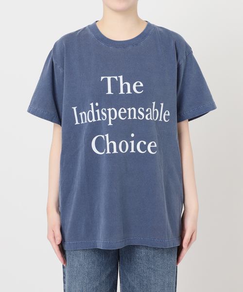journal standard L'essage（ジャーナルスタンダードレサージュ）の「【THE INDIS~】ピグメントTシャツ（Tシャツ/カットソー・レディース・ホワイト/ブルー系その他/ブラウン・FREE）」の17枚目の写真