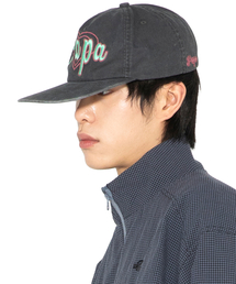 XTONZ（エクストーンズ）の「XTA093 パパヴィンテージウォッシングボールキャップ (チャコール)（キャップ）」