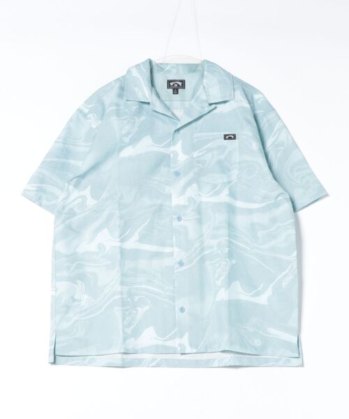 BILLABONG(ビラボン)の「BILLABONG メンズ SUBMERSIBLE SHIRTS 半袖シャツ 【2026年春夏モデル】(シャツ/ブラウス・メンズ・ネイビー/ブルー系その他・MEDIUM/LARGE/X-LARGE)」の1枚目の写真