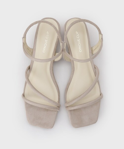 OPAQUE.CLIP（オペークドットクリップ）の「ワンタッチクロスデザインサンダル（サンダル・レディース・ワイン系2/ブラウン系その他/ブラック/ベージュ系6・03/02/01）」の13枚目の写真