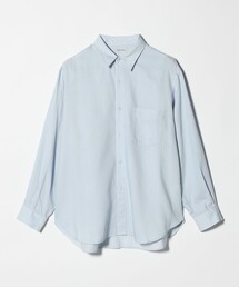 Steven Alan＞ ガーメントダイ ポプリン レギュラーカラー シャツ