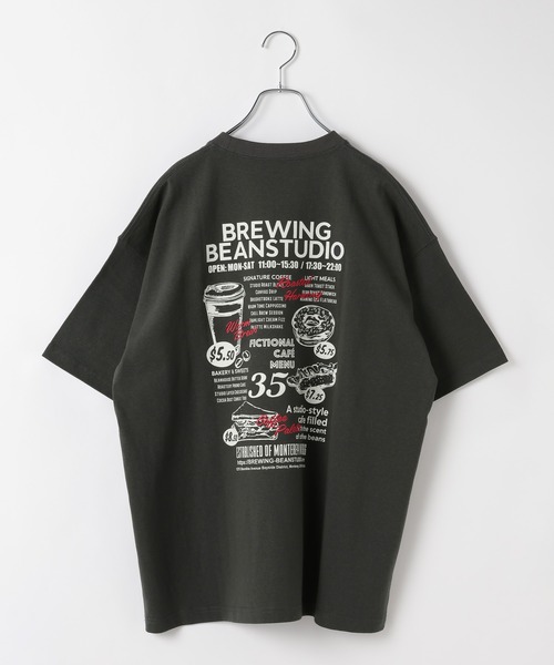 PBLIM(ページボーイリム)の「《UNISEX》カフェメニューT バックプリント / 刺繍(Tシャツ/カットソー・レディース・オフホワイト/チャコールグレー/杢グレー・MEDIUM/LARGE)」の20枚目の写真
