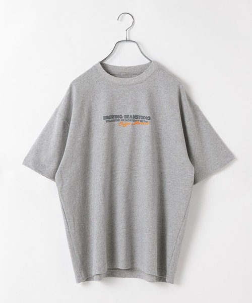 PBLIM(ページボーイリム)の「《UNISEX》カフェメニューT バックプリント / 刺繍(Tシャツ/カットソー・レディース・オフホワイト/チャコールグレー/杢グレー・MEDIUM/LARGE)」の7枚目の写真