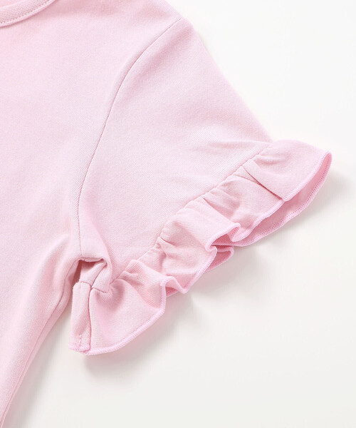 BeBe（ベベ）の「袖フリルエッフェル塔ハートモチーフ天竺半袖Tシャツ（Tシャツ/カットソー・キッズ・ピンク/ブルー・120cm/150cm/140cm/130cm/110cm）」の13枚目の写真