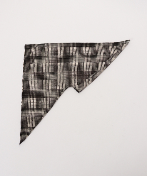 IENA（イエナ）の「La Maison de Lyllis/メゾンドリリス SLITERCHIF スカーフ 2261019（バンダナ/スカーフ・レディース・ブラック系その他・FREE）」の3枚目の写真