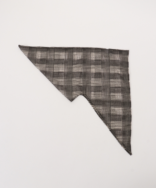 IENA（イエナ）の「La Maison de Lyllis/メゾンドリリス SLITERCHIF スカーフ 2261019（バンダナ/スカーフ・レディース・ブラック系その他・FREE）」の4枚目の写真