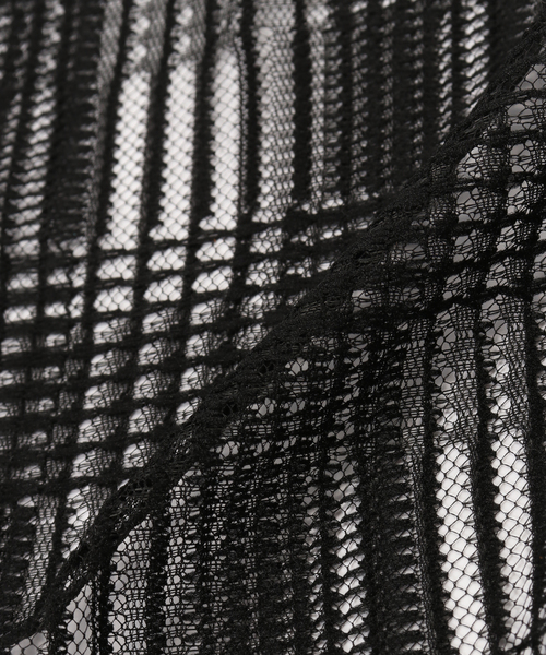 IENA（イエナ）の「La Maison de Lyllis/メゾンドリリス SLITERCHIF スカーフ 2261019（バンダナ/スカーフ・レディース・ブラック系その他・FREE）」の9枚目の写真