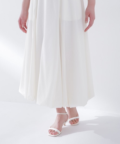 NATURAL BEAUTY BASIC(ナチュラルビューティーベーシック)の「【Oggi.jp掲載】【PS/低身長サイズ】マチバルーンスカート(スカート・レディース・ブルー系その他2/ブラック/オフホワイト・MEDIUM/P/S)」の14枚目の写真